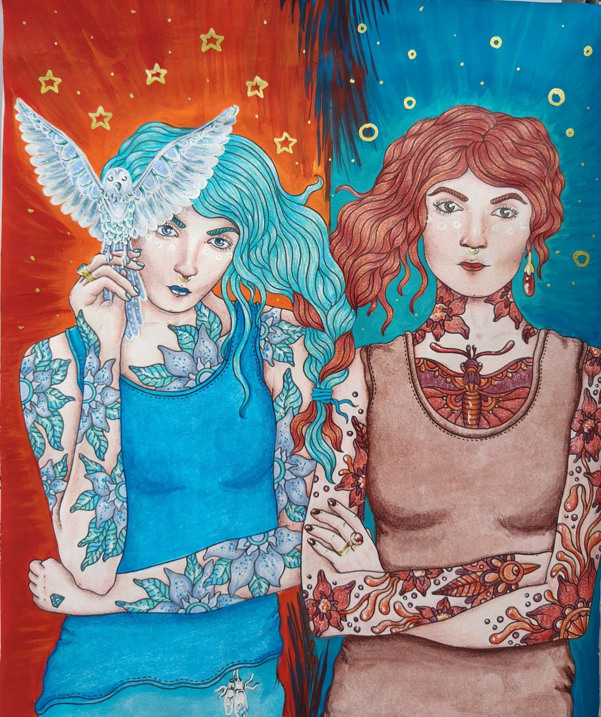 Работа от Colouring_dream (1/2)