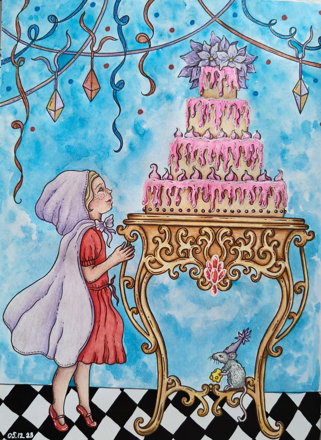 Работа от Colouring_dream