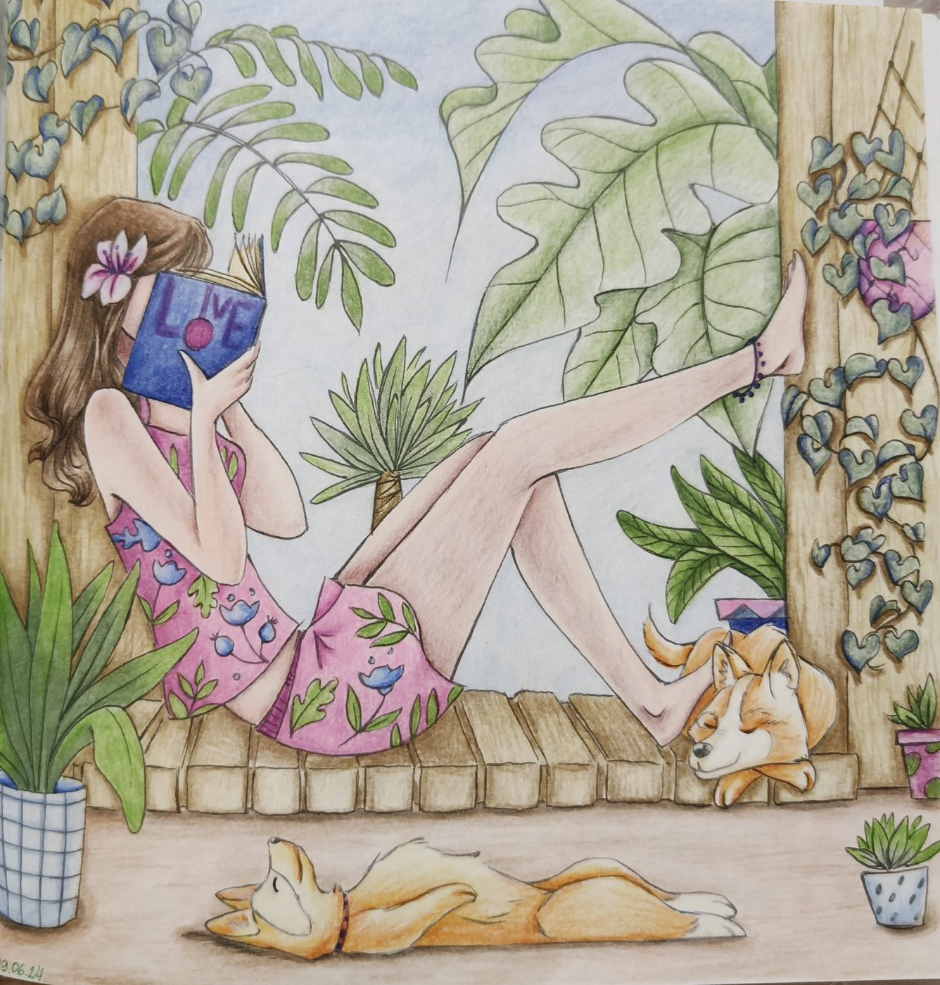 Работа от Colouring_dream