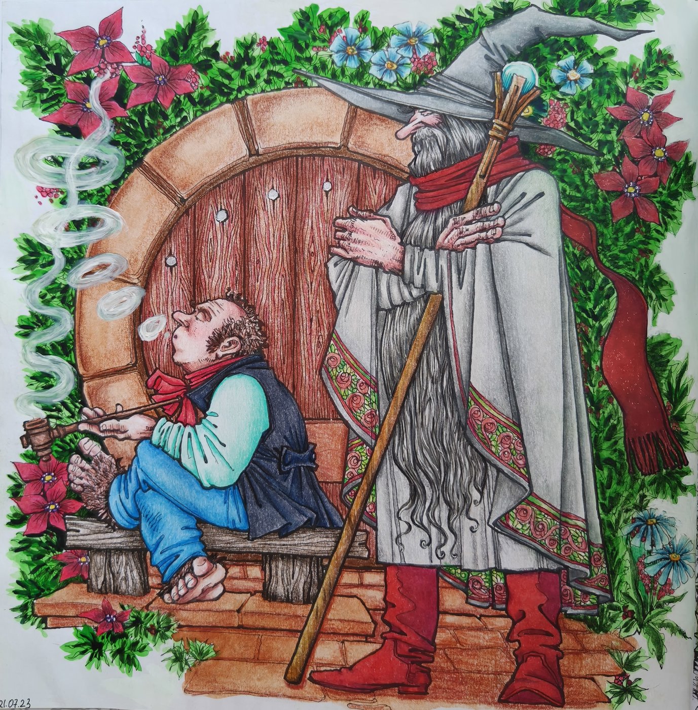 Работа от Colouring_dream