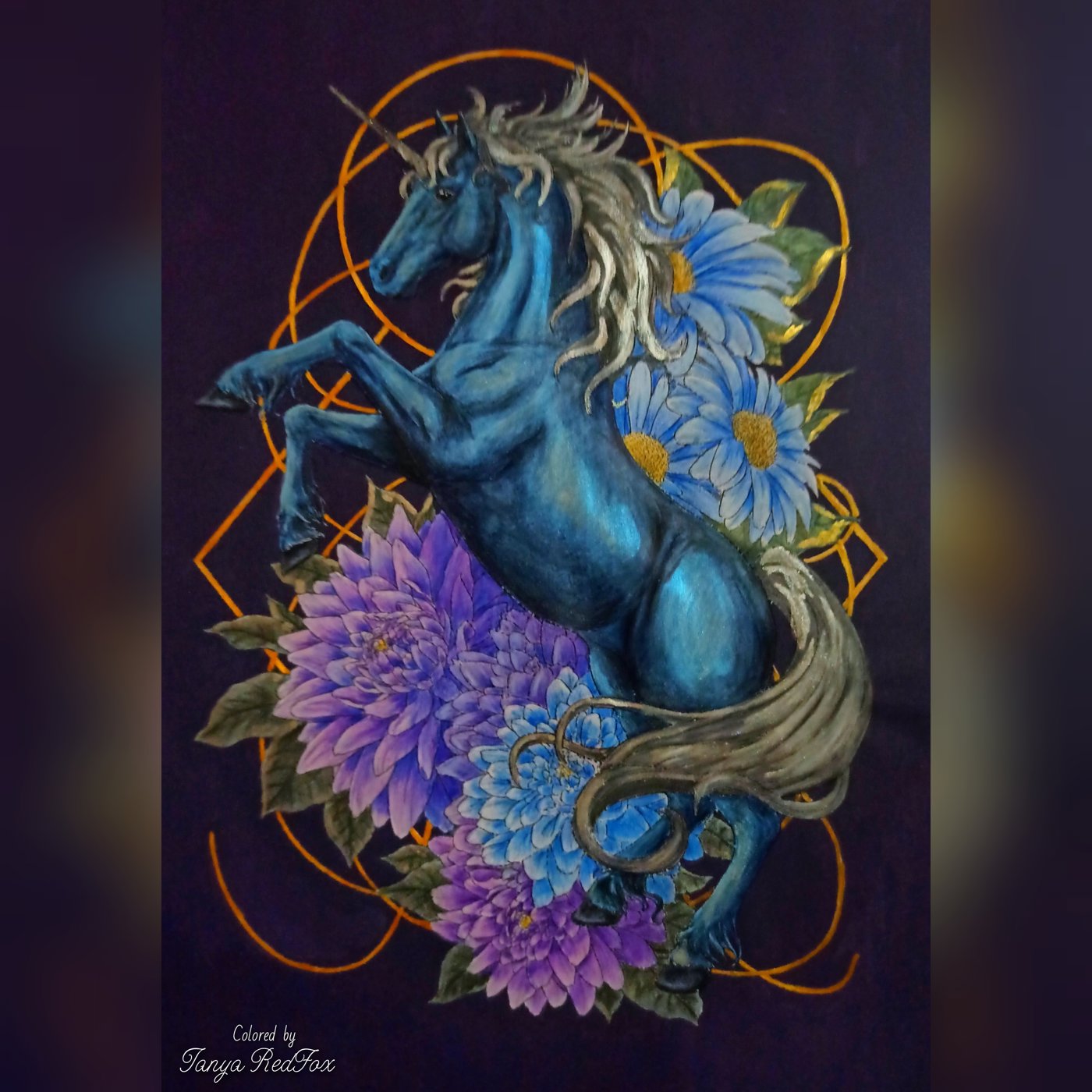 Темный единорог от Tanya RedFox