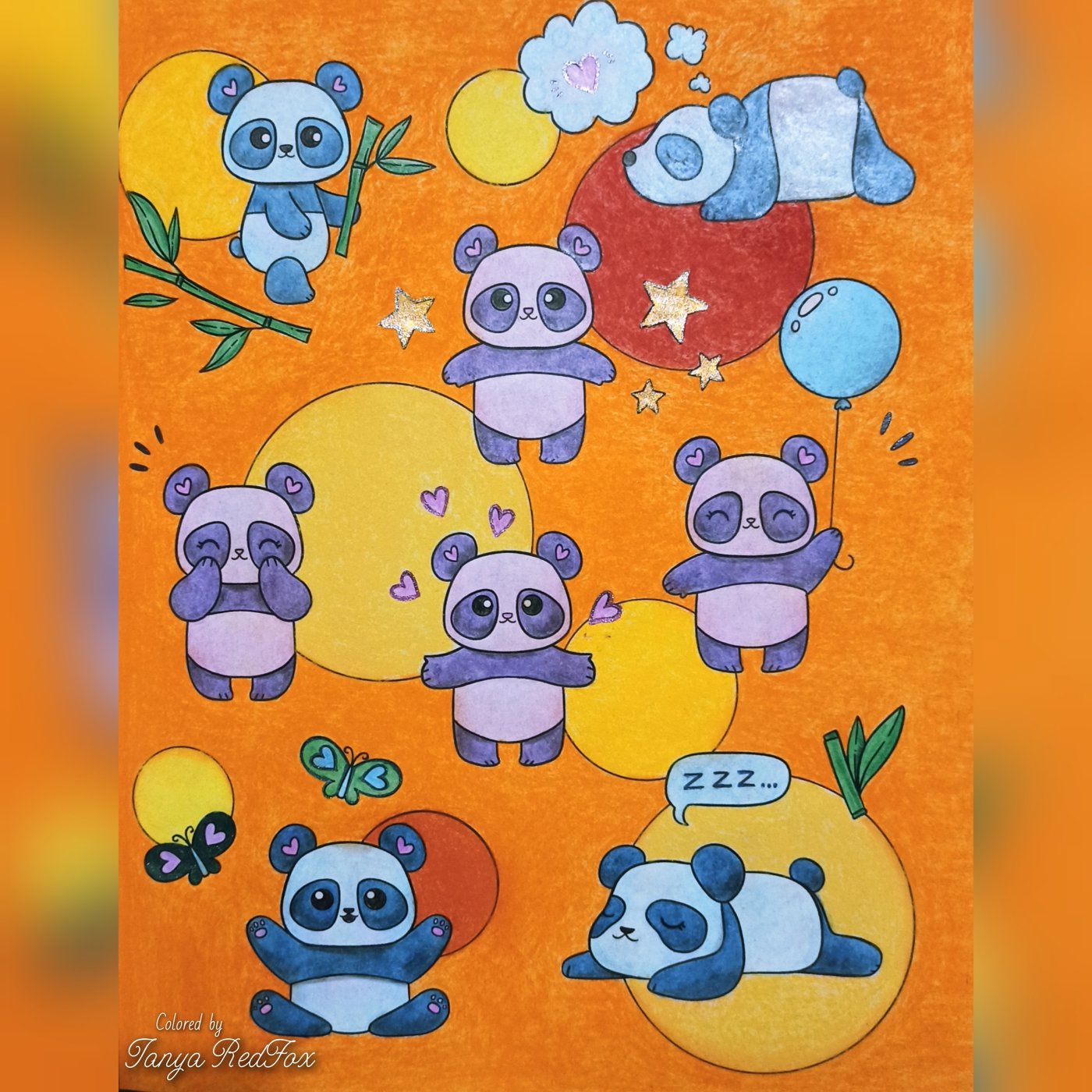 Милые панды от Tanya RedFox