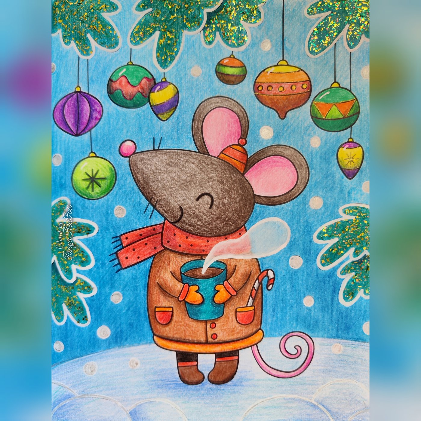 Мышка в зимнем лесу от Tanya RedFox