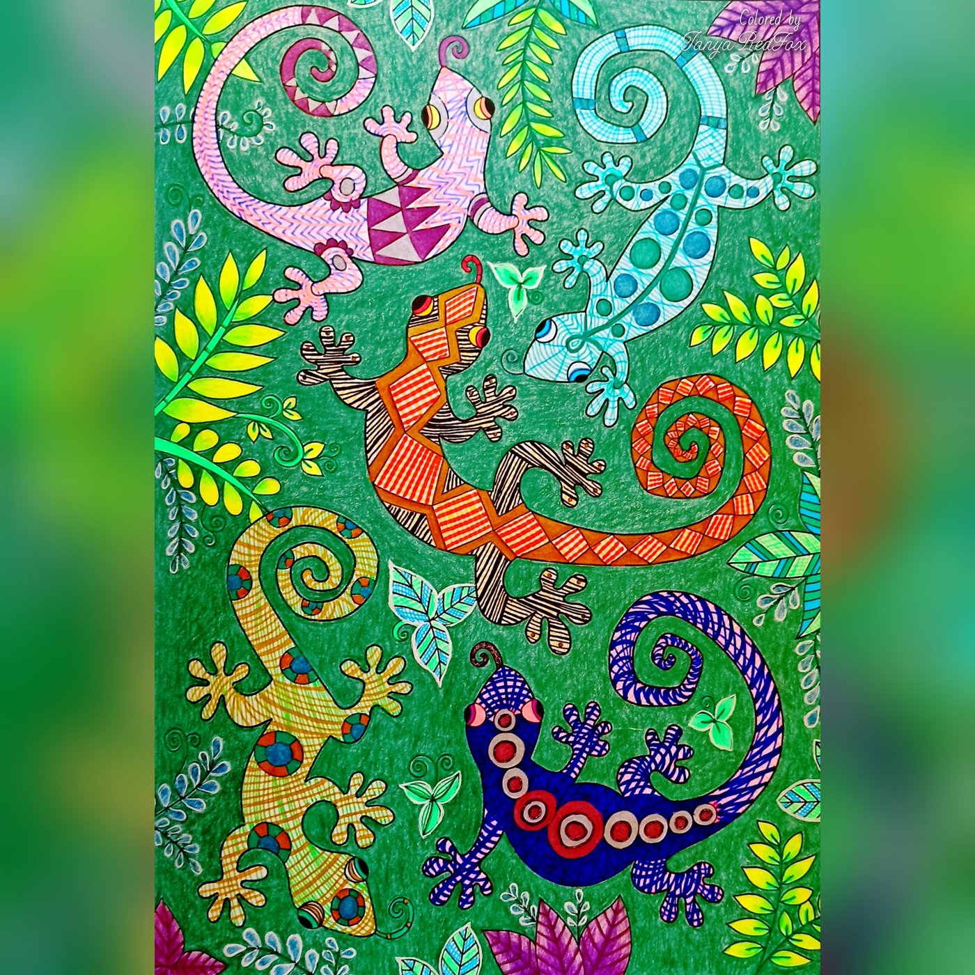 Фэнтезийные ящерки от Tanya RedFox