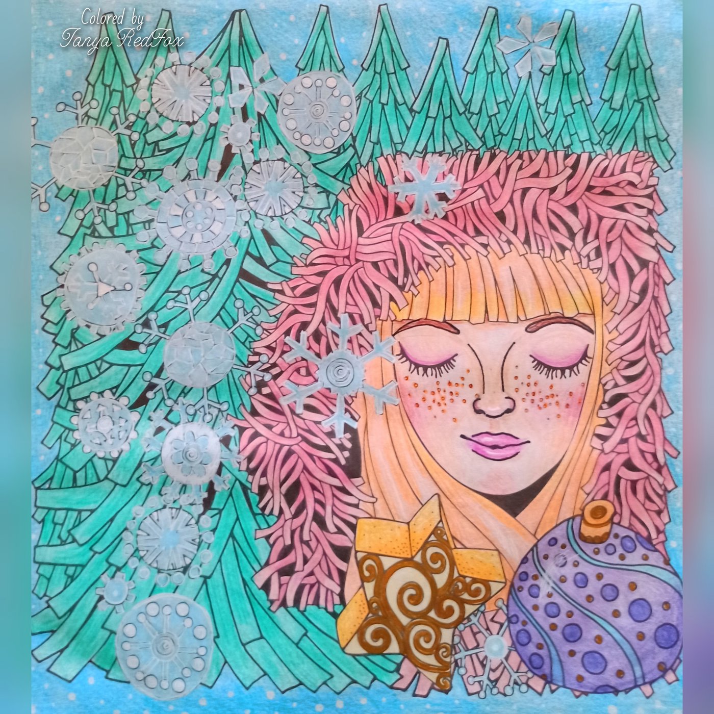 Девушка-снежинка от Tanya RedFox