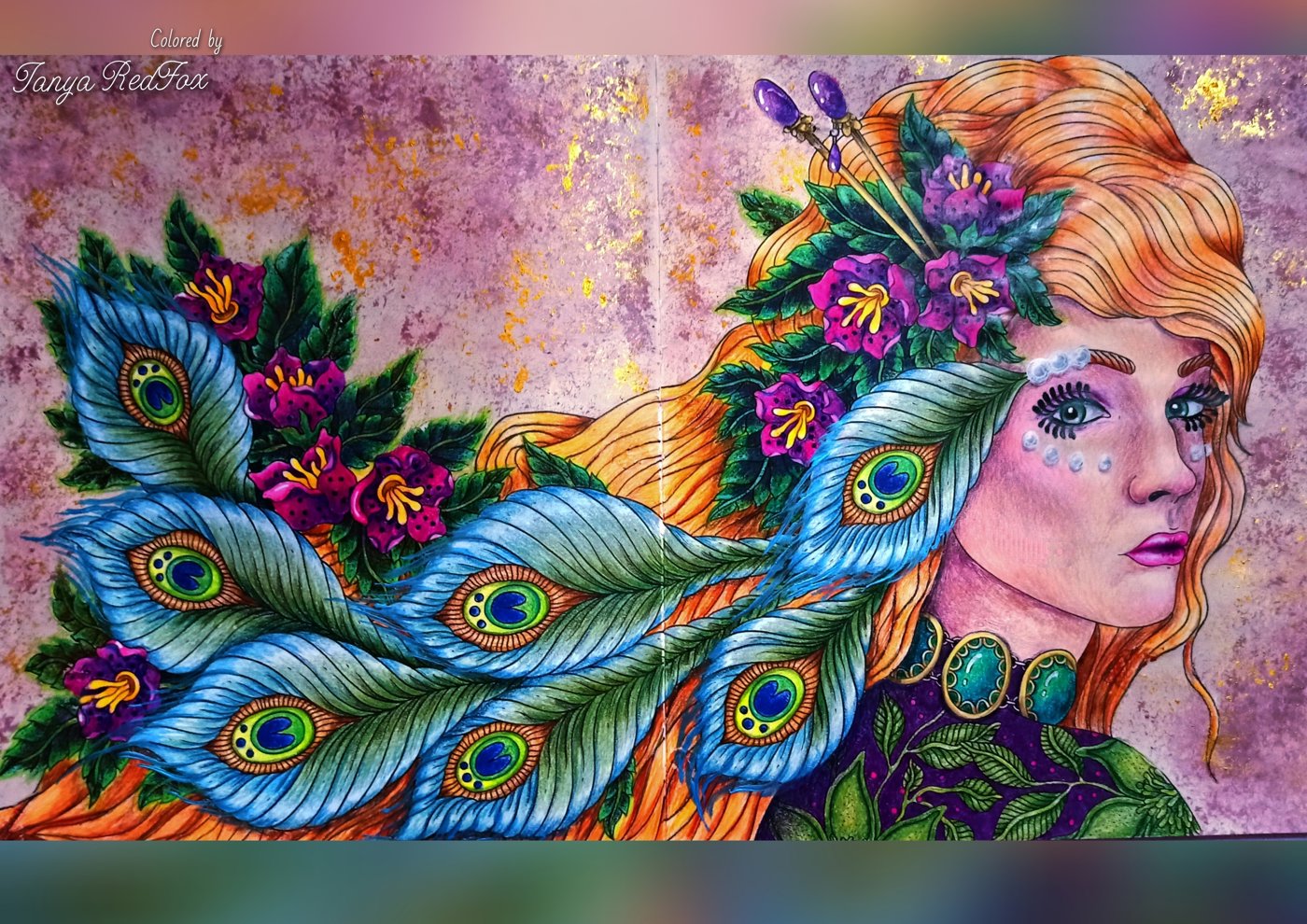 Дева с павлиньими перьями от Tanya RedFox