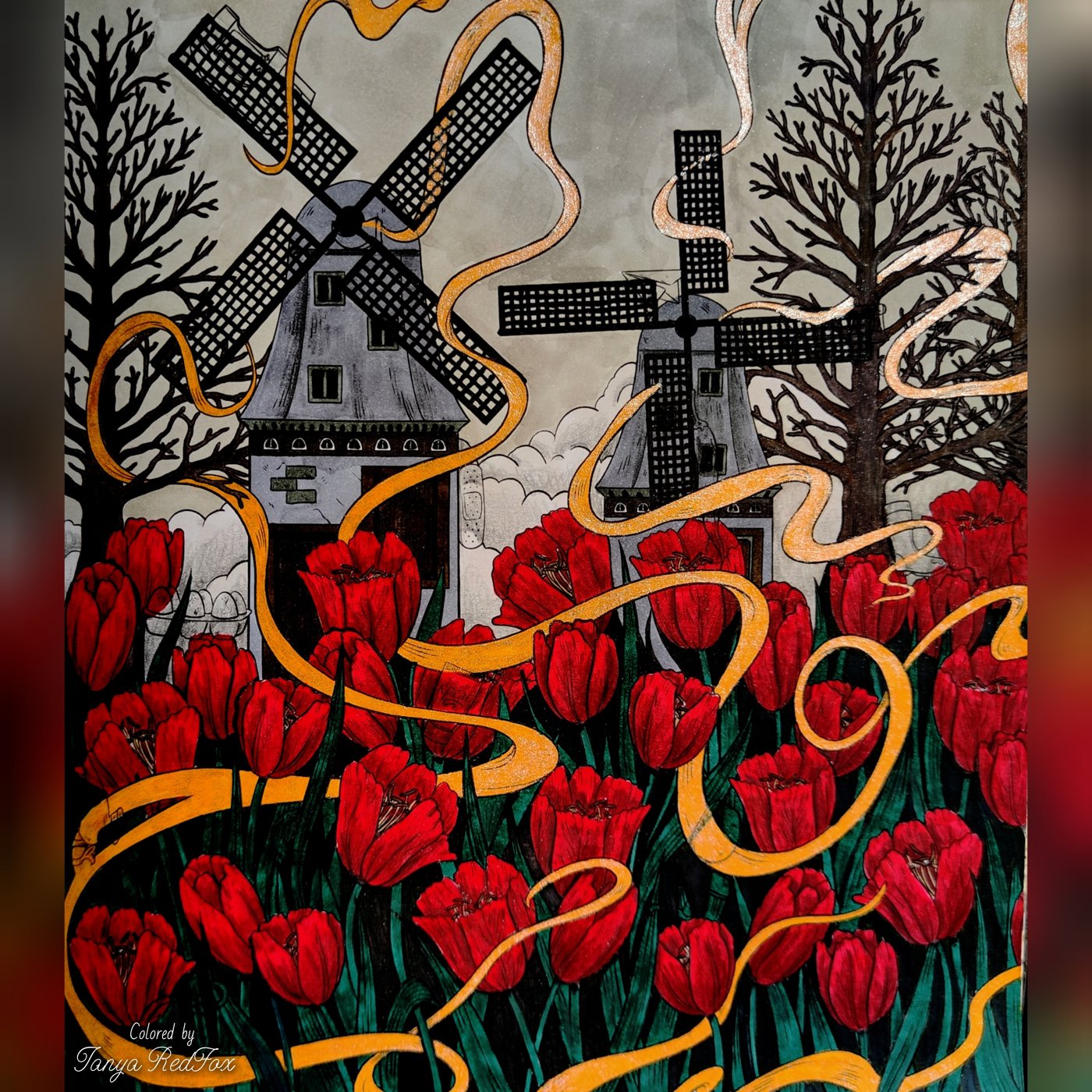 Яркие цветы в серые будни от Tanya RedFox