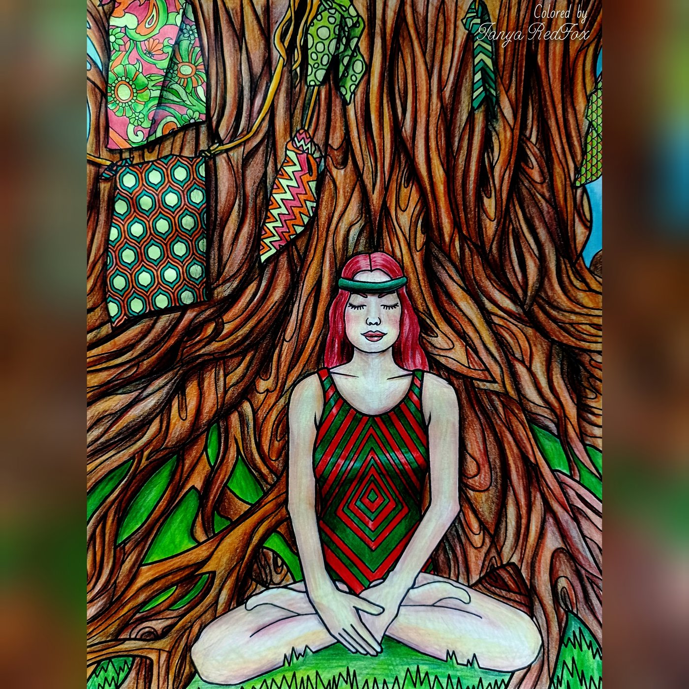 Медитация у дерева от Tanya RedFox