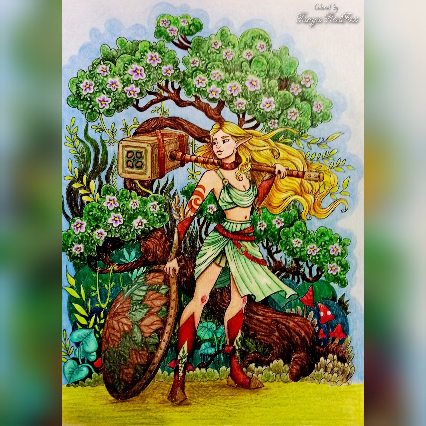 Воительница эльфов от Tanya RedFox