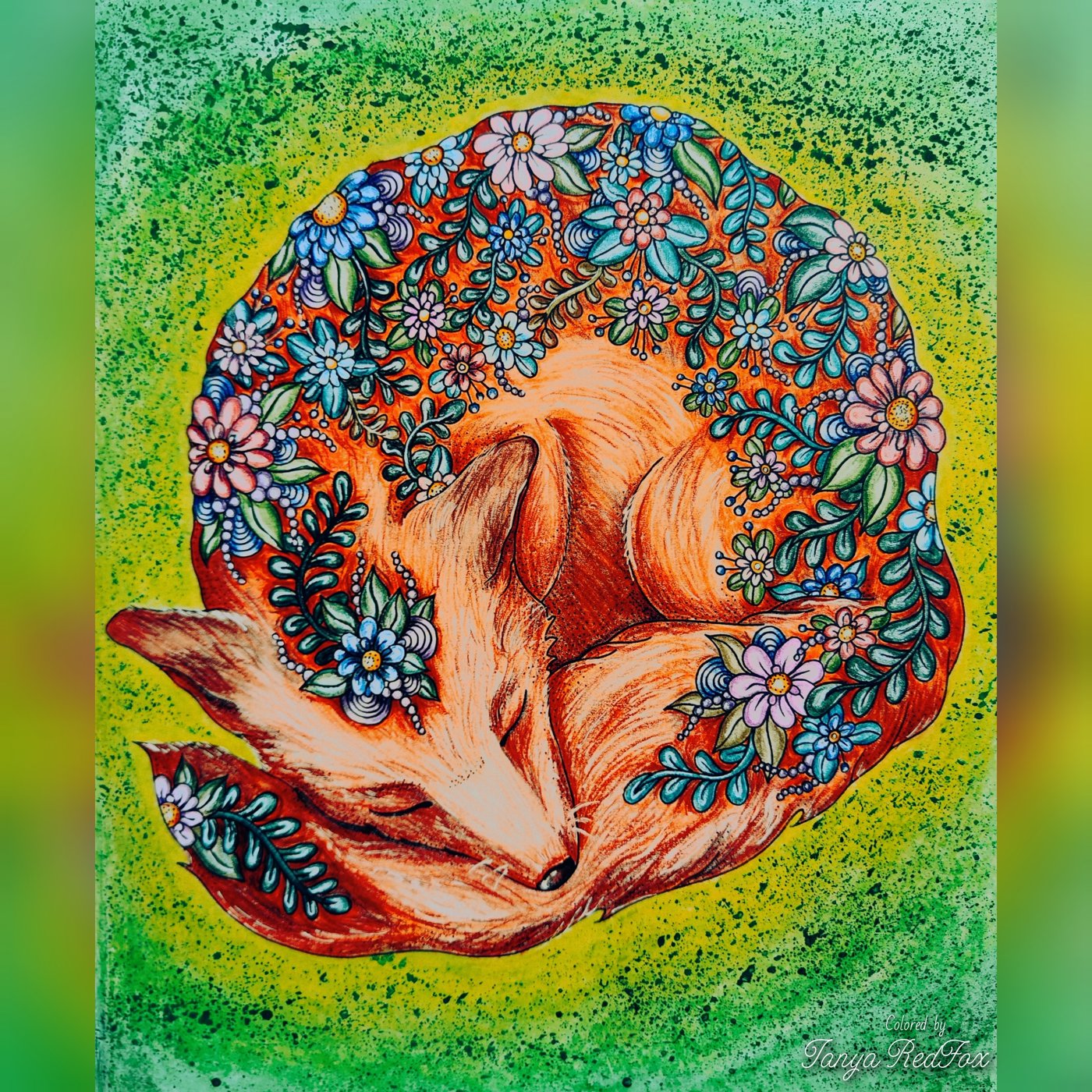 Цветочная лисичка от Tanya RedFox