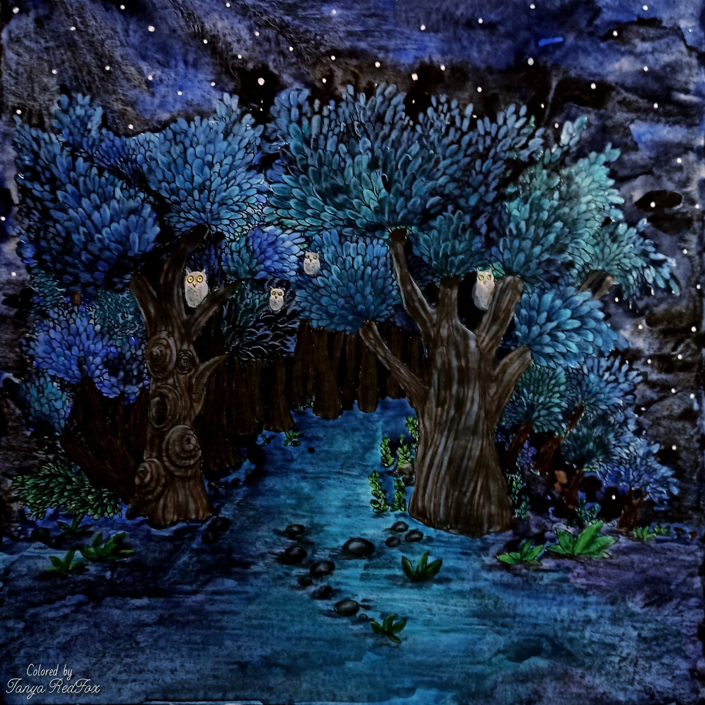 В тёмно-синем лесу,где трепещут осины... от Tanya RedFox