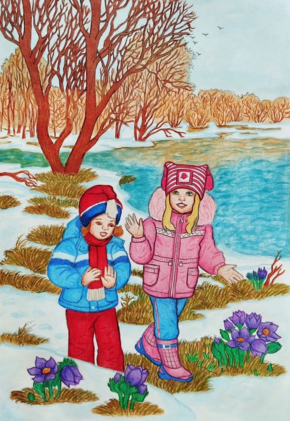 Работа от Daria_colloring_hobby