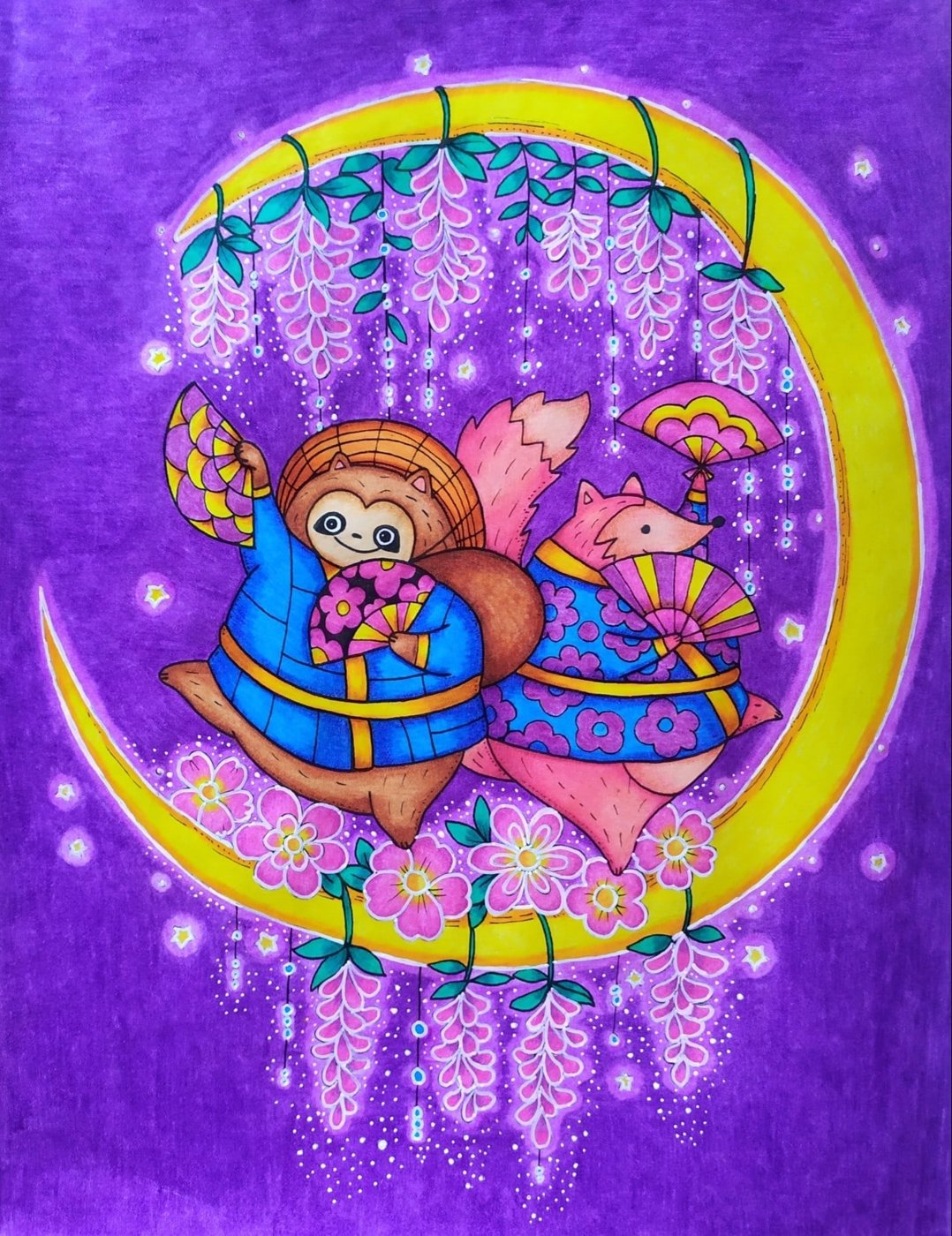 Работа от Daria_coloring_hobby