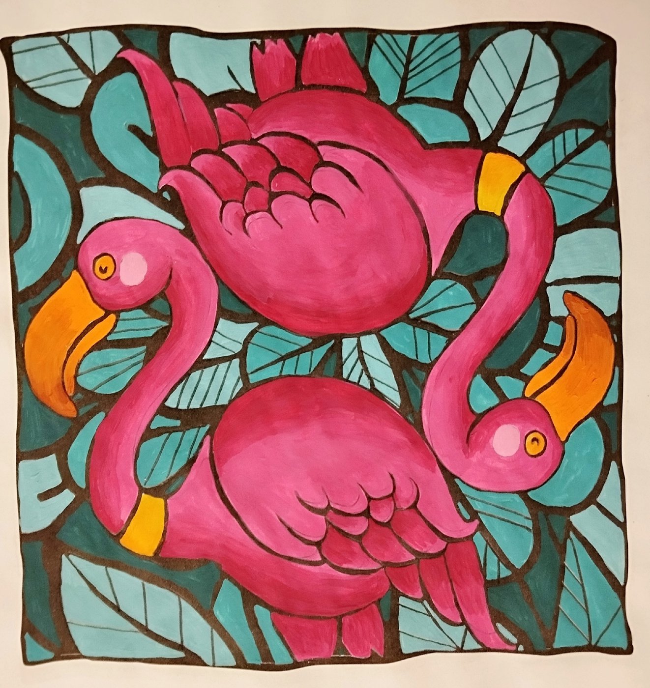 Работа от Daria_coloring_hobby