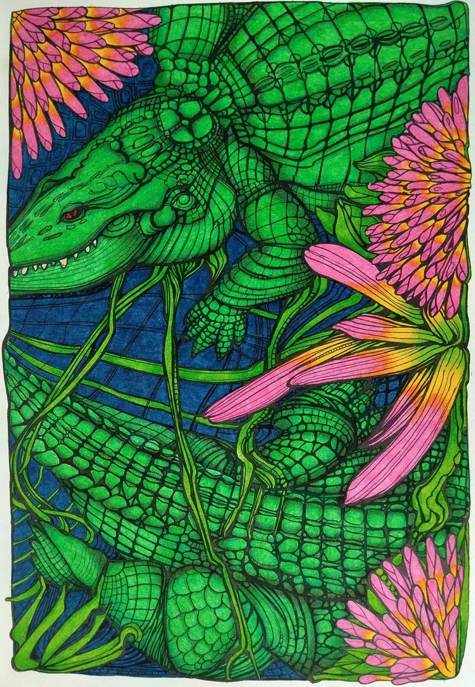 Работа от Daria_colloring_hobby