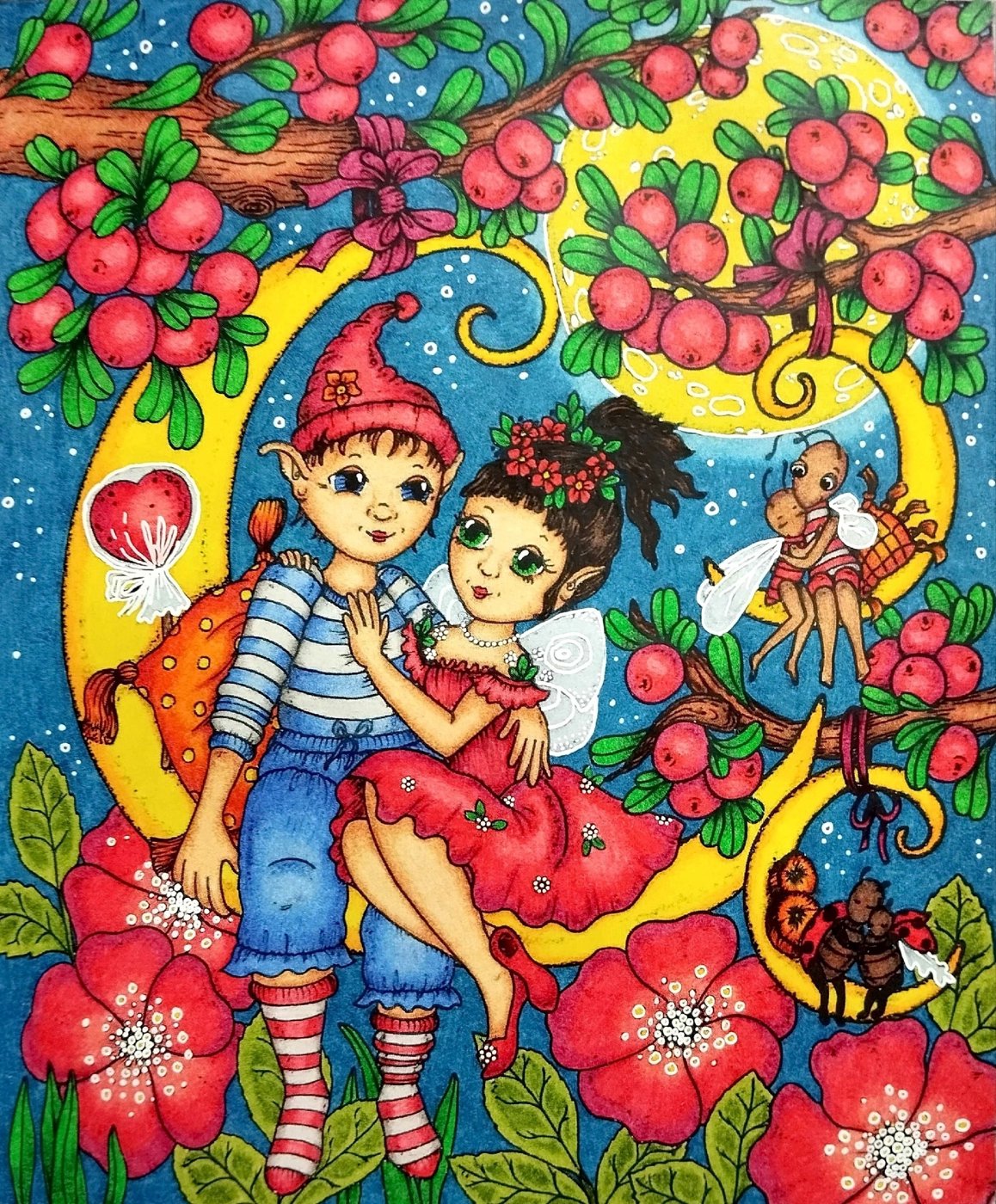 Работа от Daria_colloring_hobby