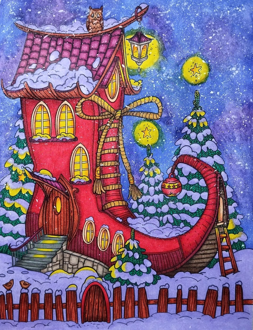 Работа от Daria_colloring_hobby