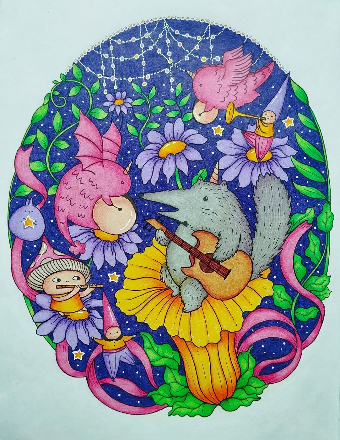 Работа от Daria_colloring_hobby