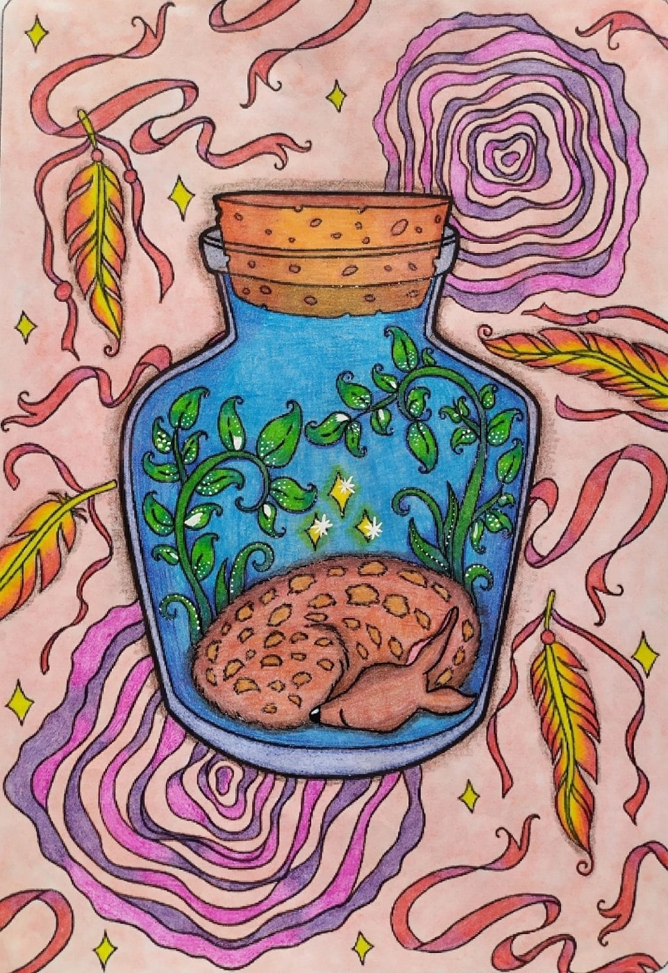 Работа от Daria_colloring_hobby