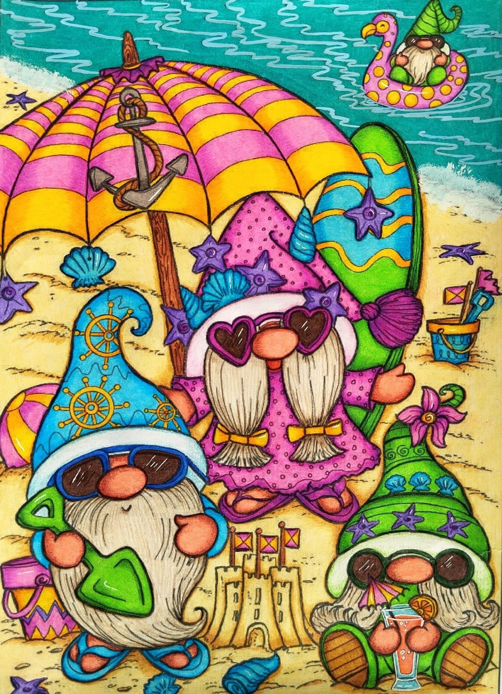 Работа от Daria_colloring_hobby