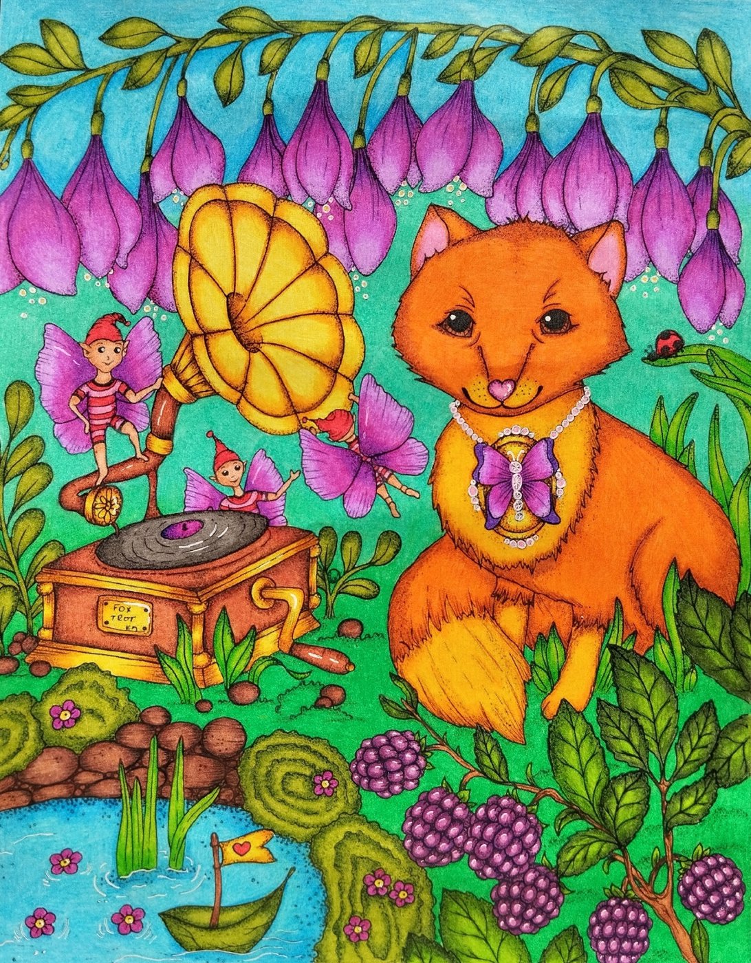 Работа от Daria_colloring_hobby