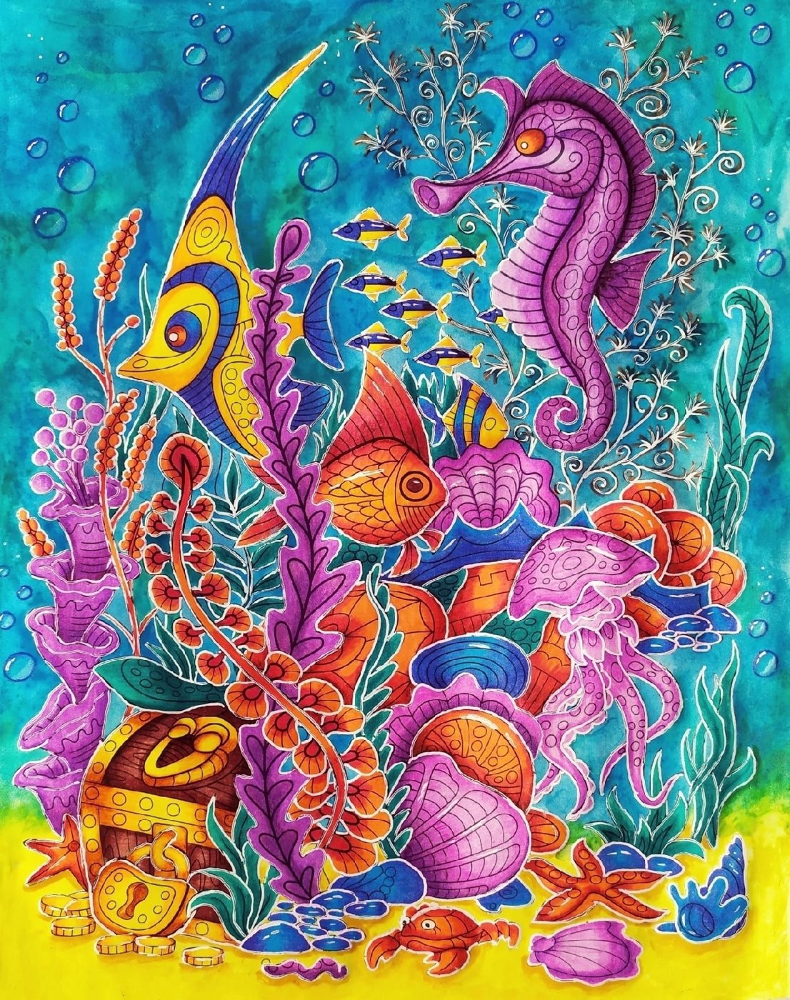 Работа от Daria_coloring_hobby