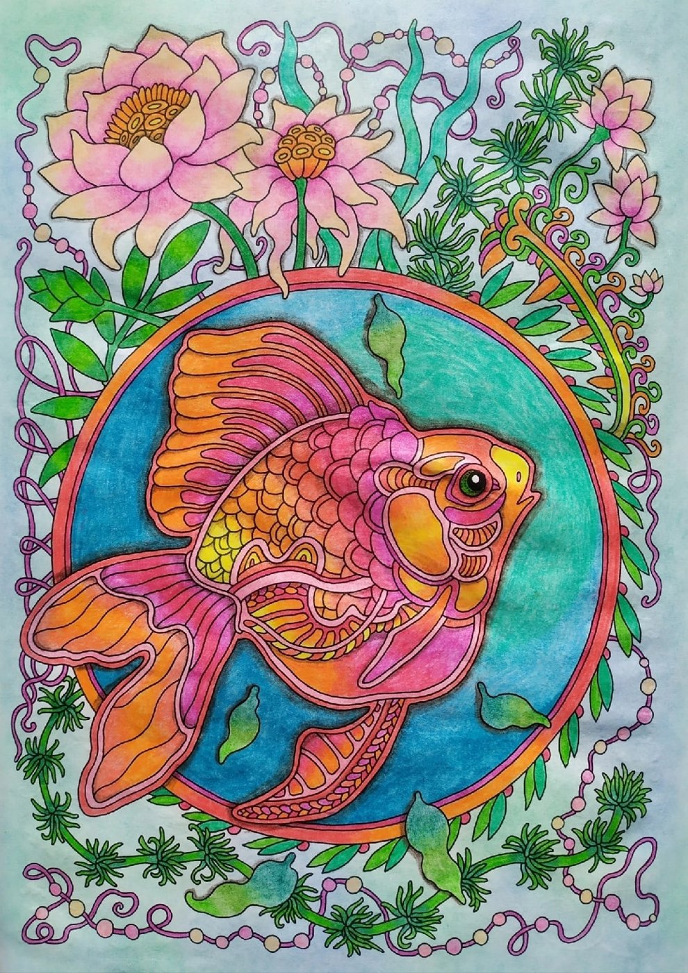 Работа от Daria_colloring_hobby