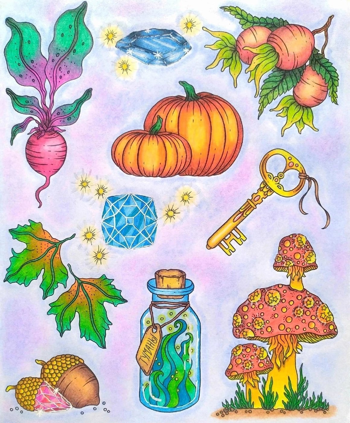 Работа от Daria_coloring_hobby