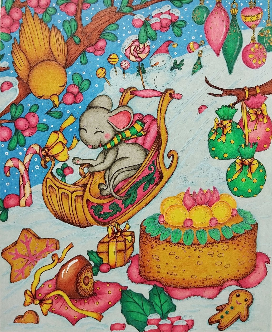 Работа от Daria_colloring_hobby