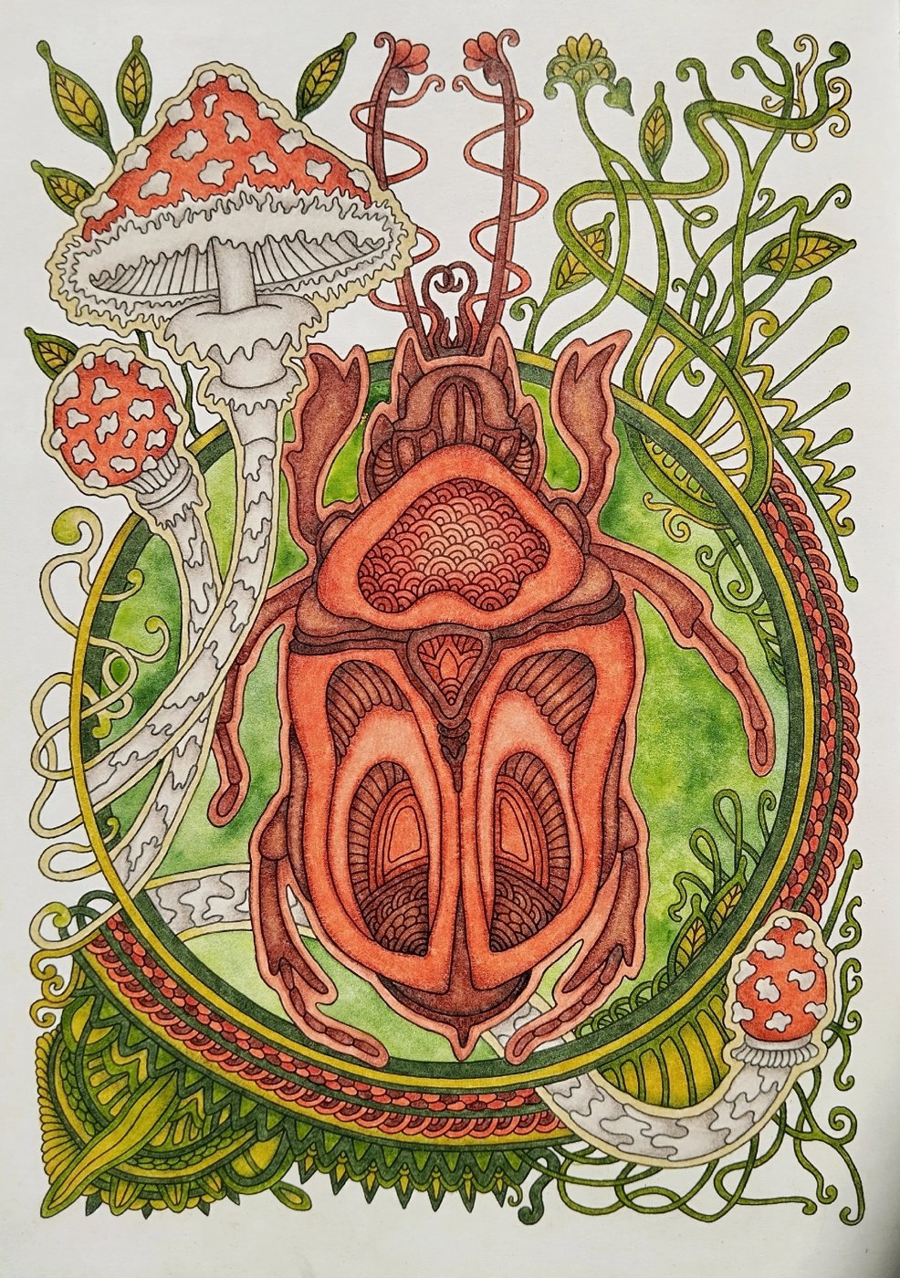 Работа от Daria_colloring_hobby