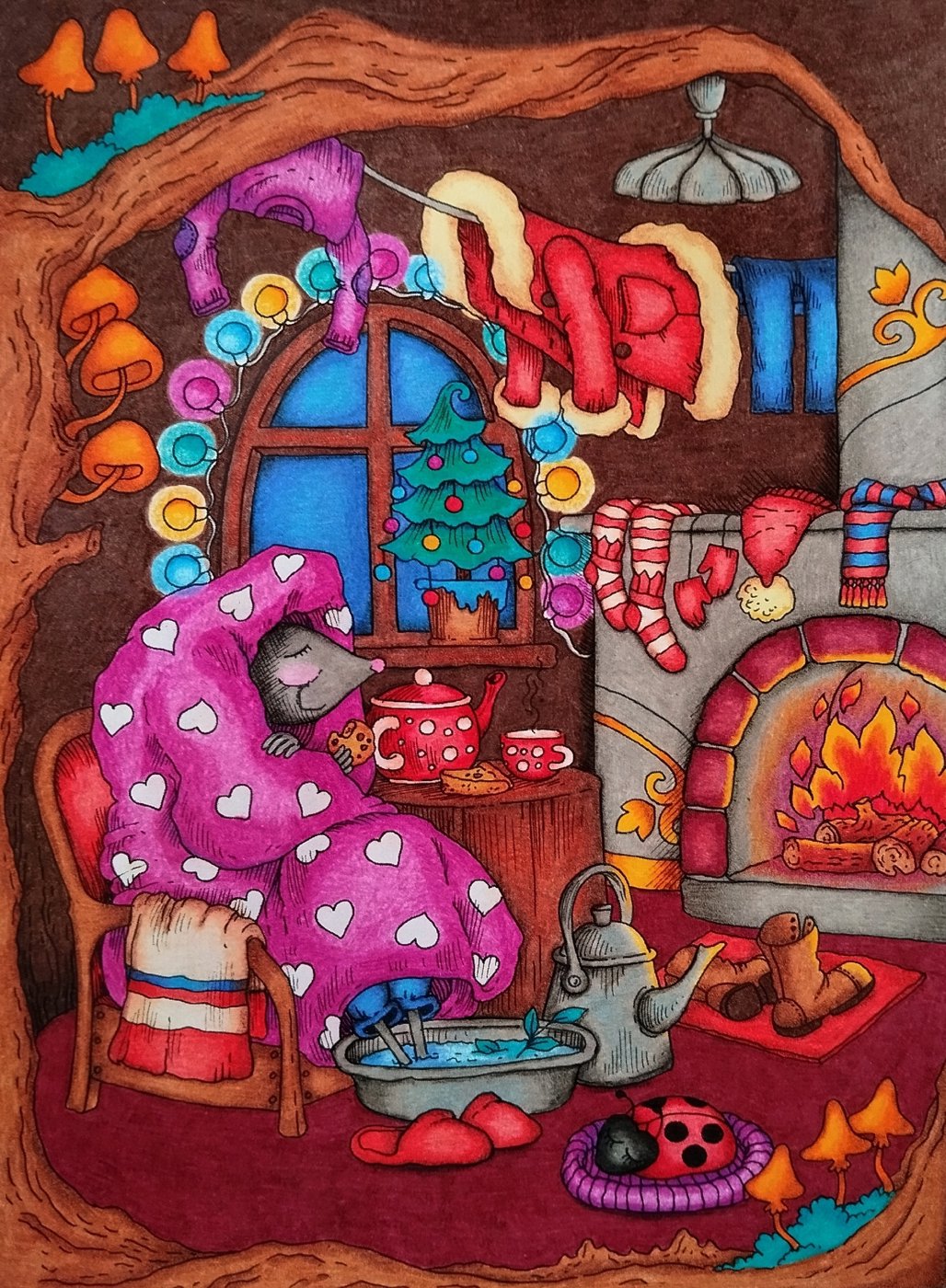 Работа от Daria_colloring_hobby