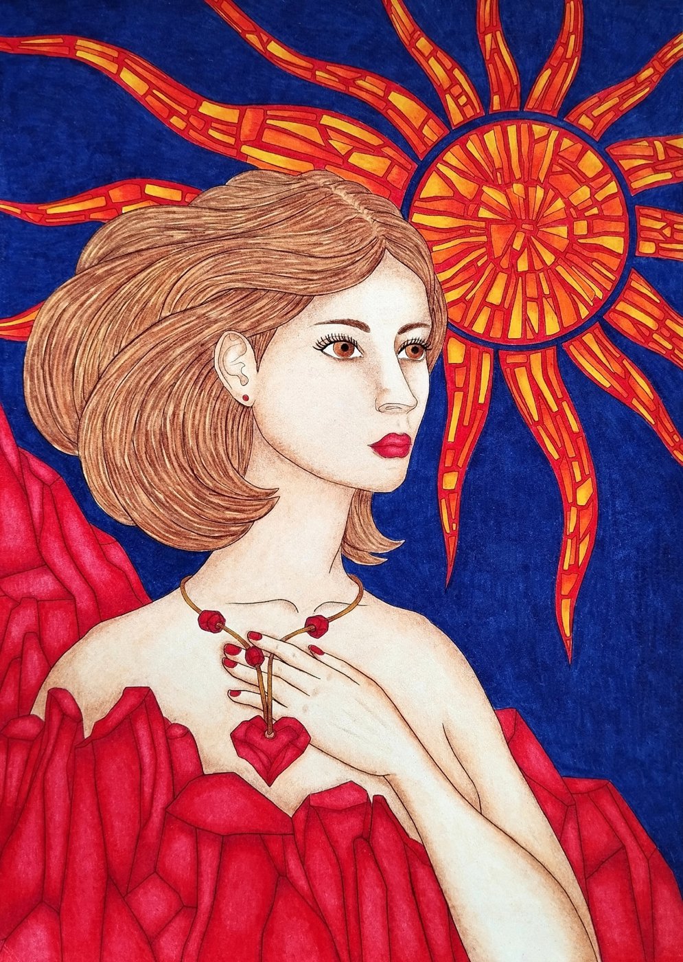 Работа от Daria_colloring_hobby