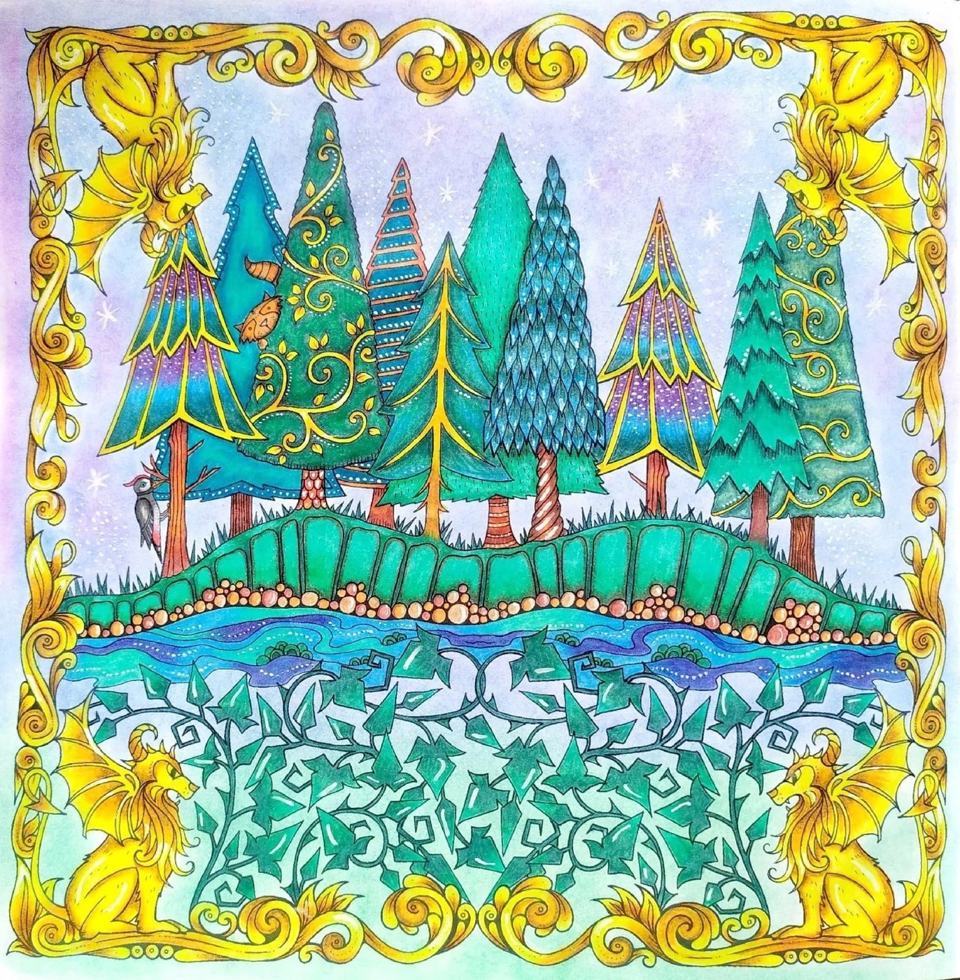 Работа от Daria_colloring_hobby