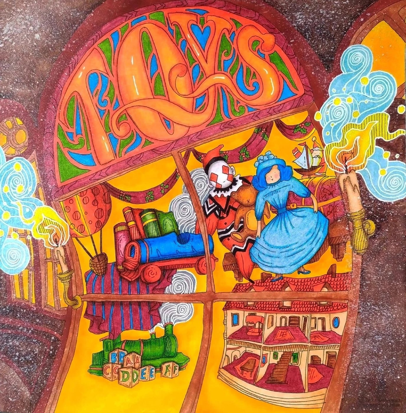 Работа от Daria_colloring_hobby