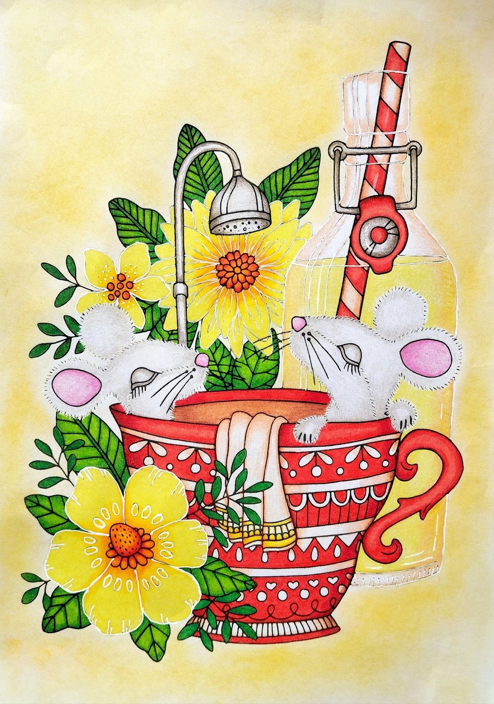 Работа от Daria_colloring_hobby