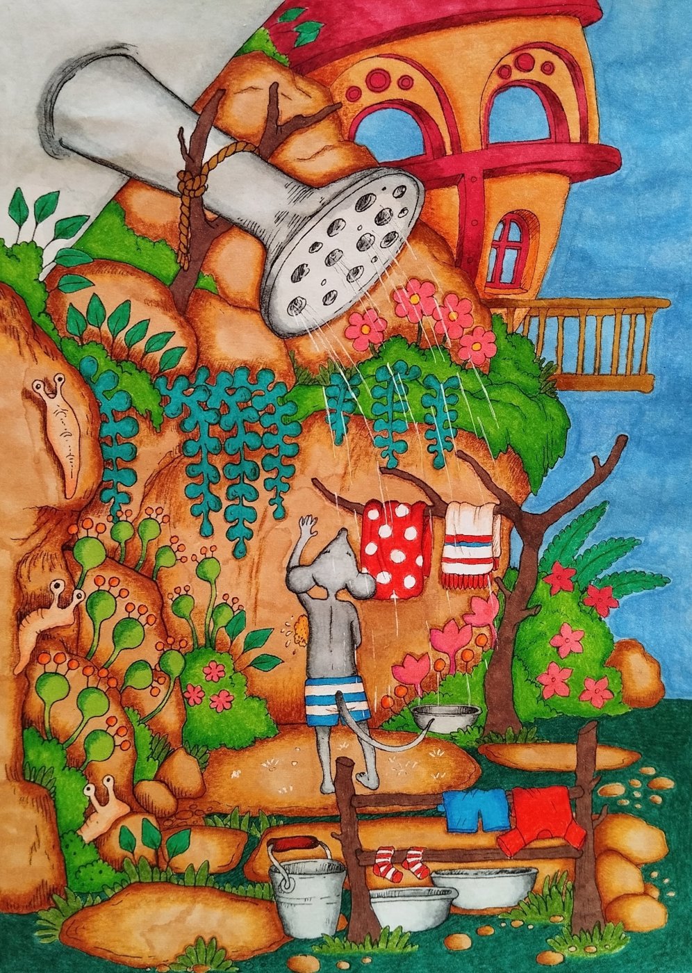 Работа от Daria_colloring_hobby