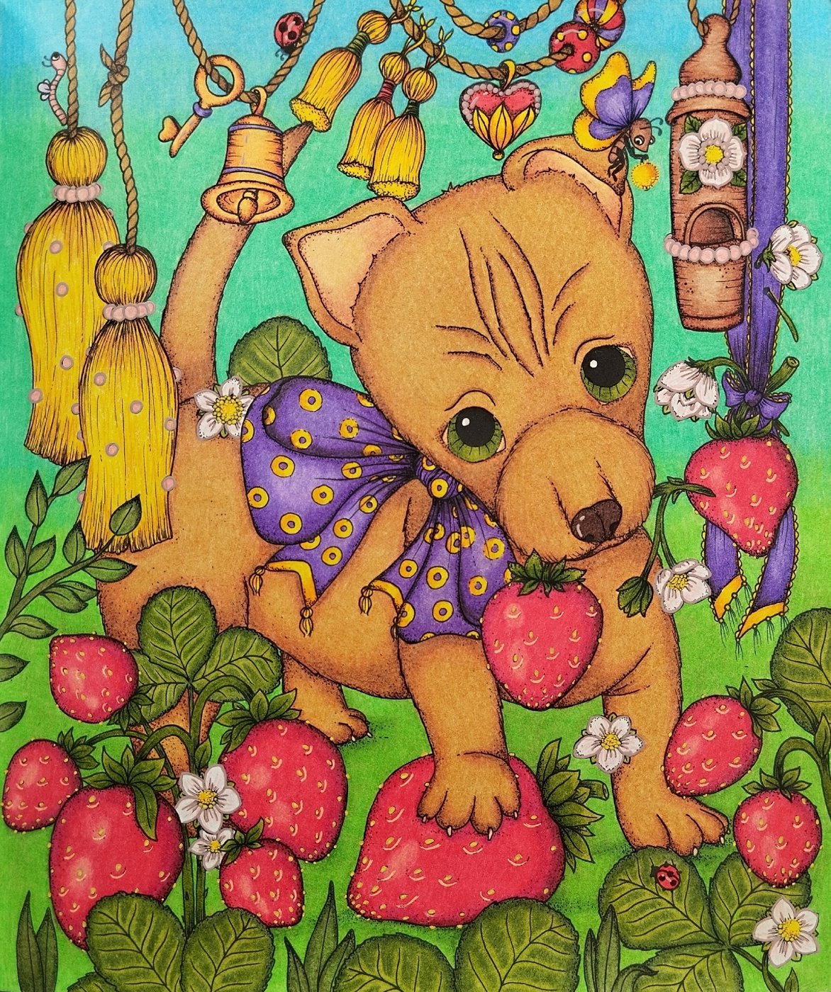 Работа от Daria_colloring_hobby