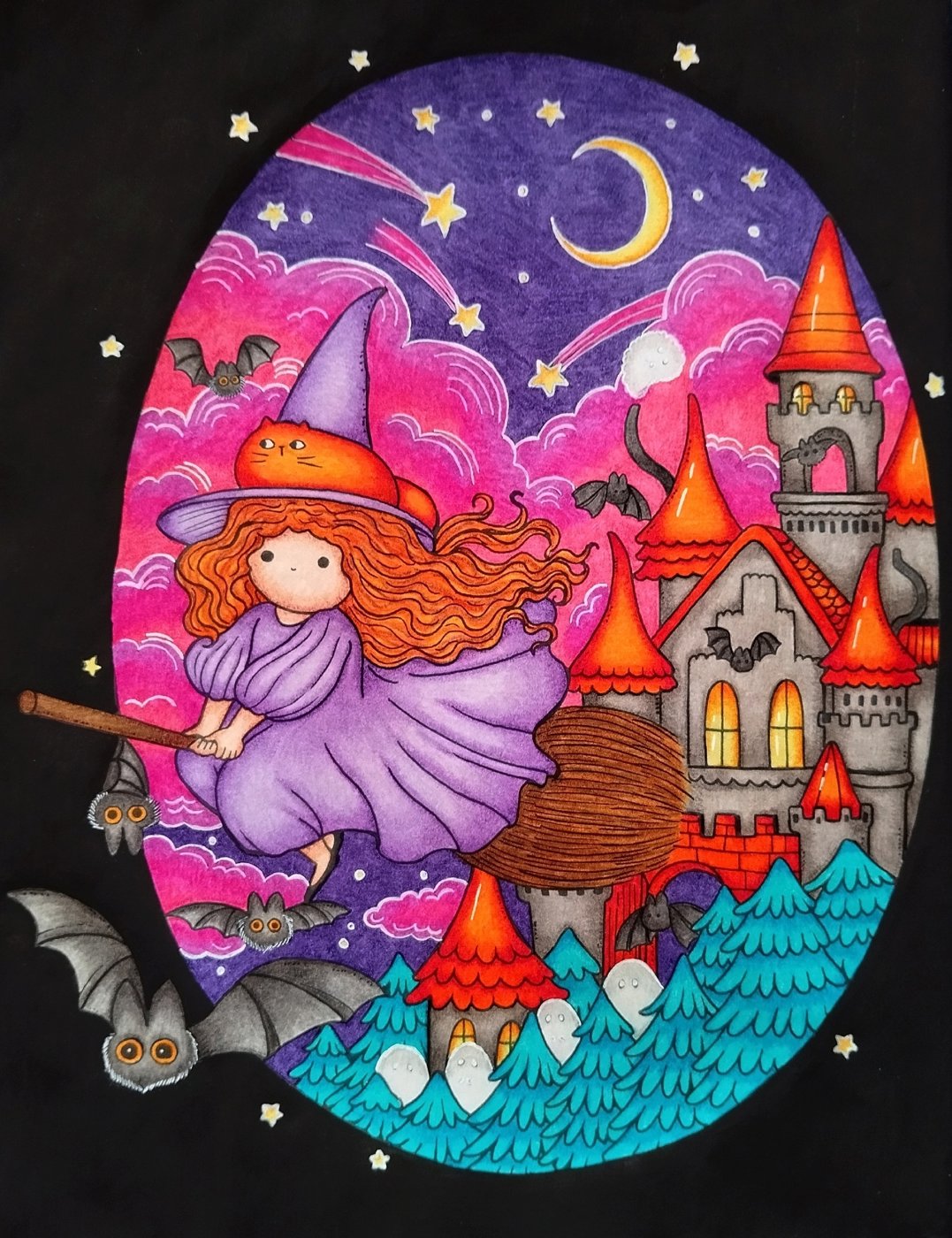 Работа от Daria_colloring_hobby