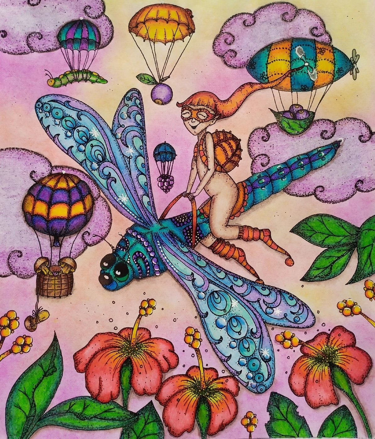 Работа от Daria_colloring_hobby