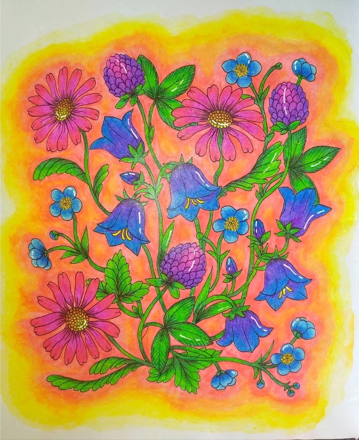 Работа от Daria_coloring_hobby