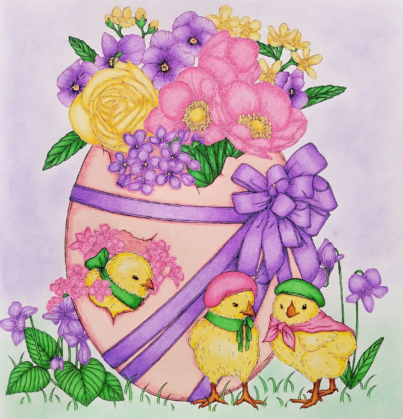 Работа от Daria_colloring_hobby