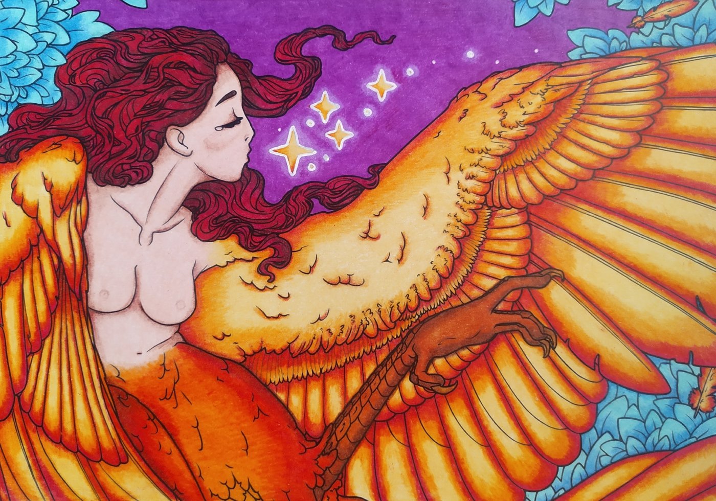 Работа от Daria_colloring_hobby