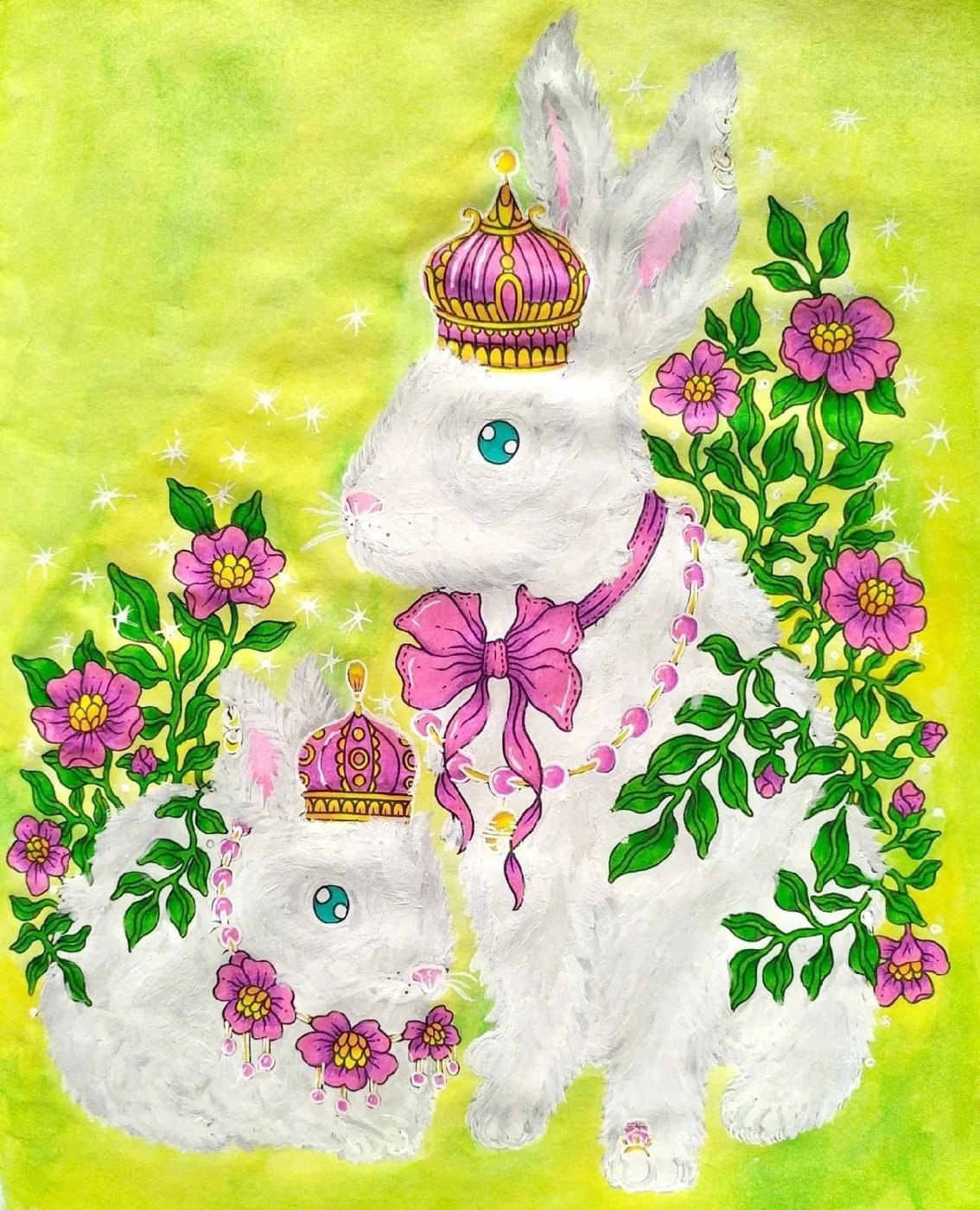 Работа от Daria_coloring_hobby