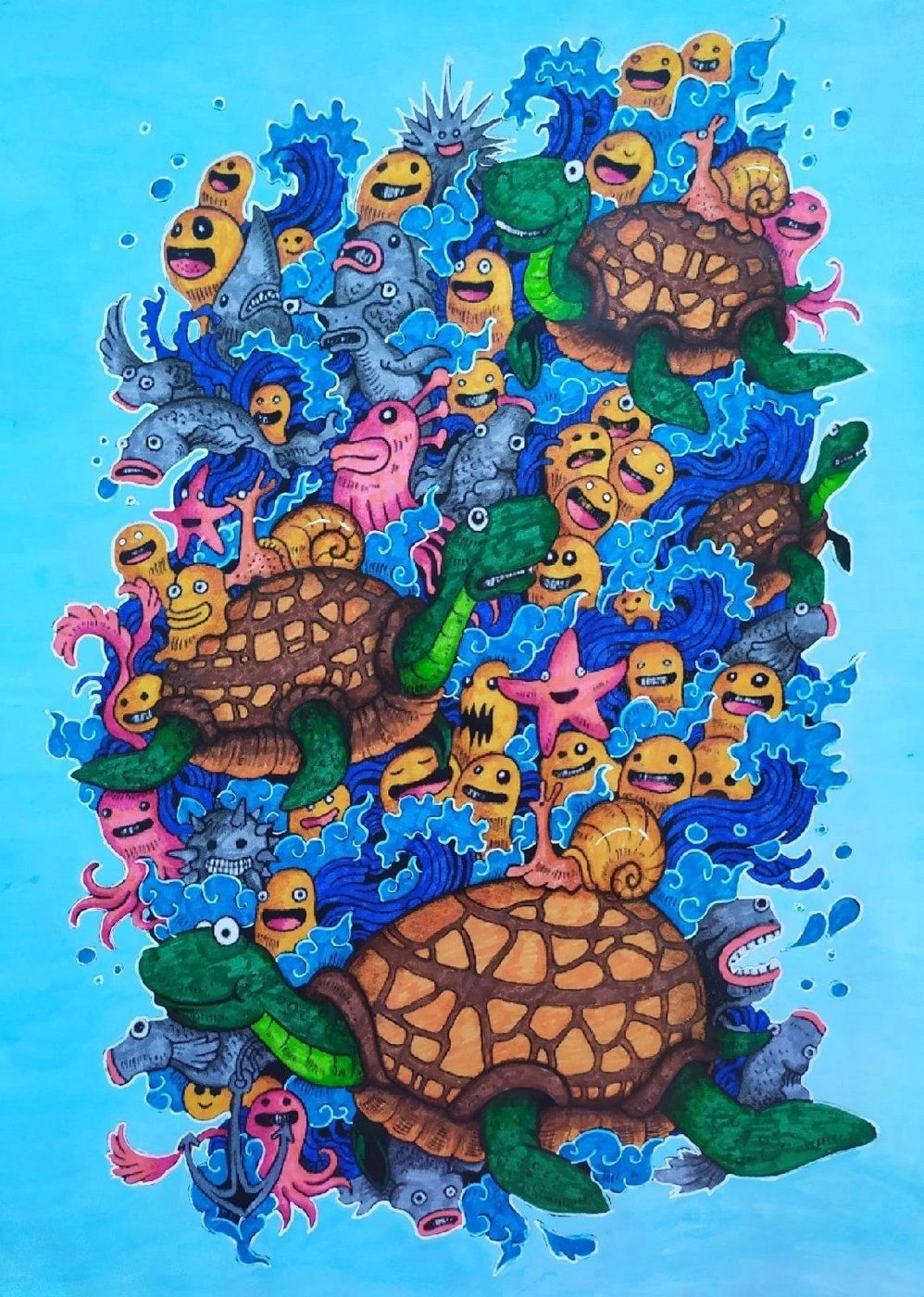 Работа от Daria_colloring_hobby