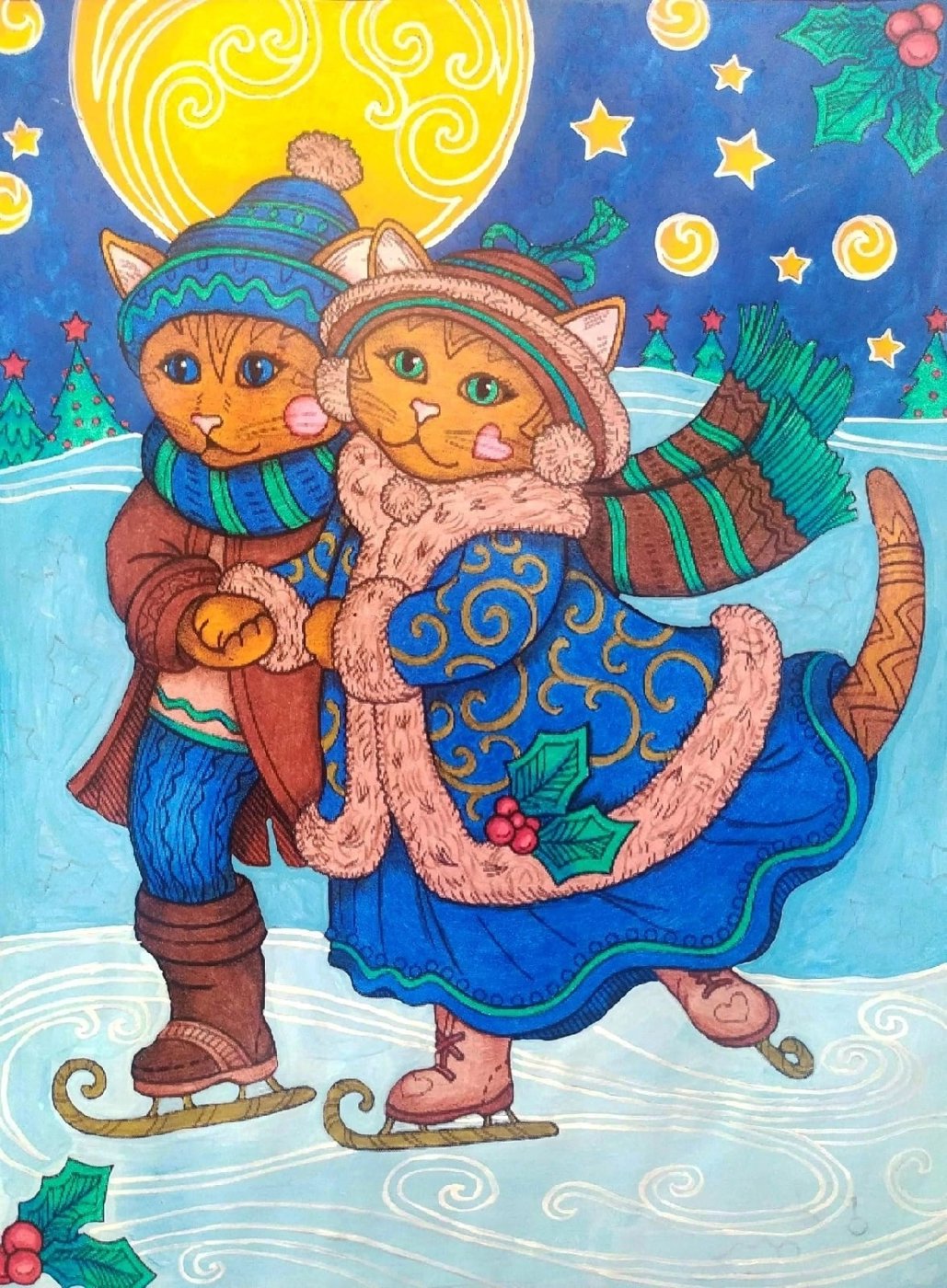 Работа от Daria_colloring_hobby