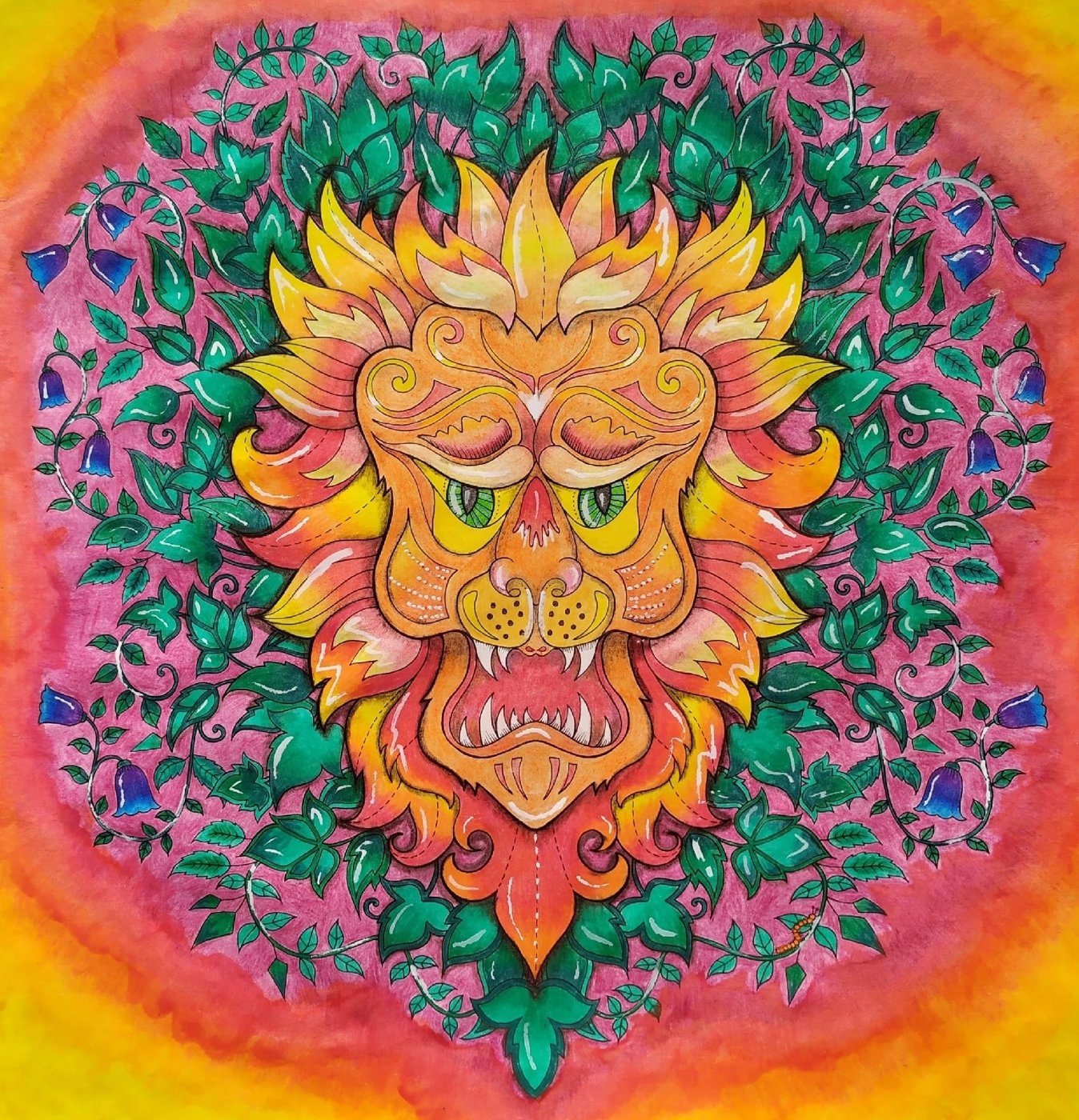 Работа от Daria_colloring_hobby