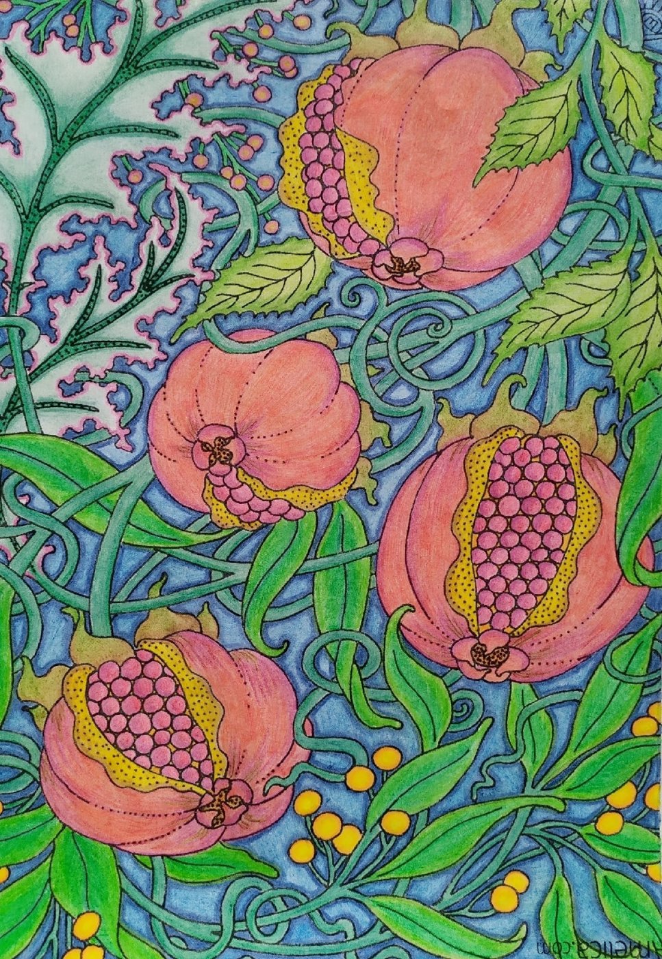 Работа от Daria_colloring_hobby