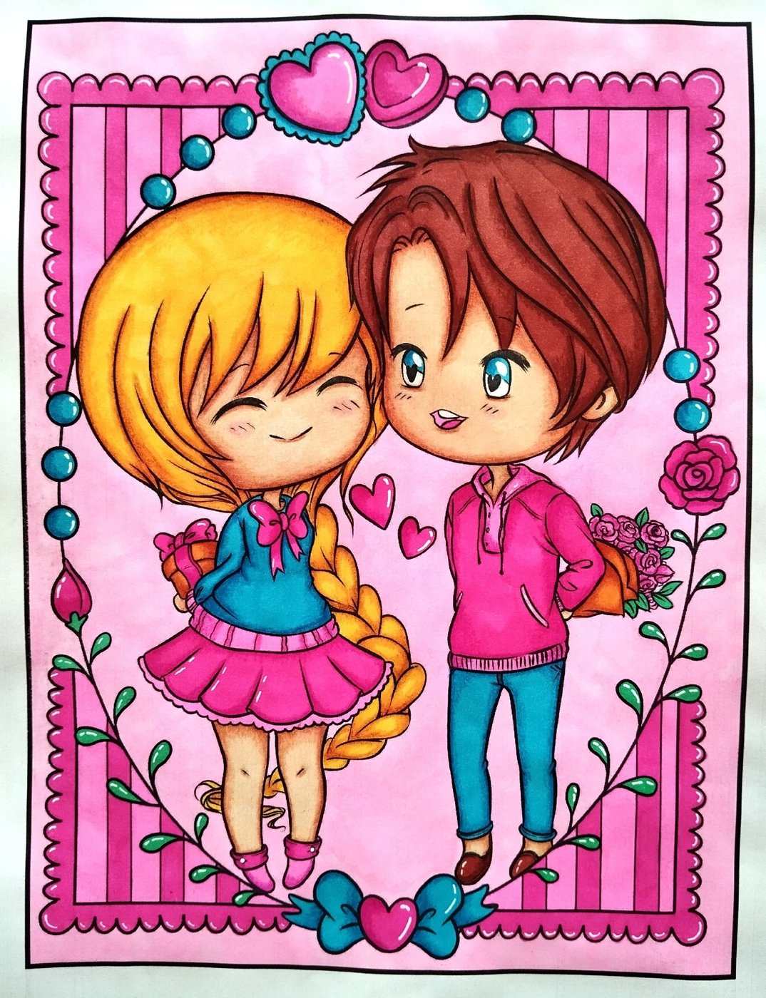 Работа от Daria_colloring_hobby