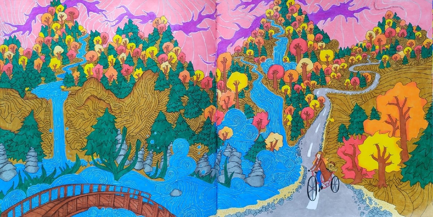 Работа от Daria_colloring_hobby