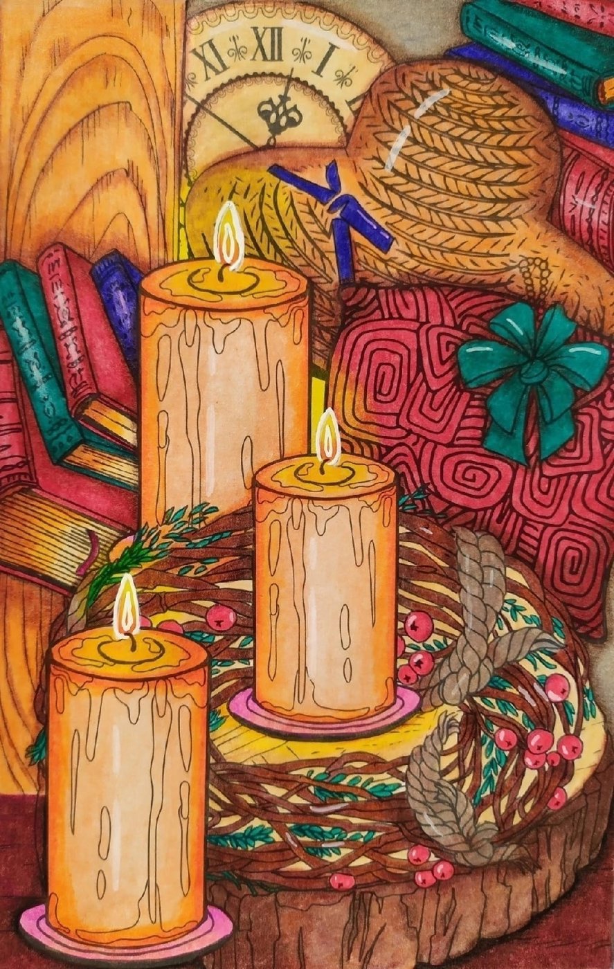 Работа от Daria_coloring_hobby